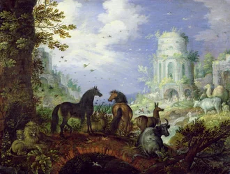 Orphée charmant les animaux, 1626